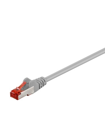 KAB Goobay CAT 6 Patchkabel, S/FTP (PiMF), Grau 20m LSZH halogenfrei, Kupfer