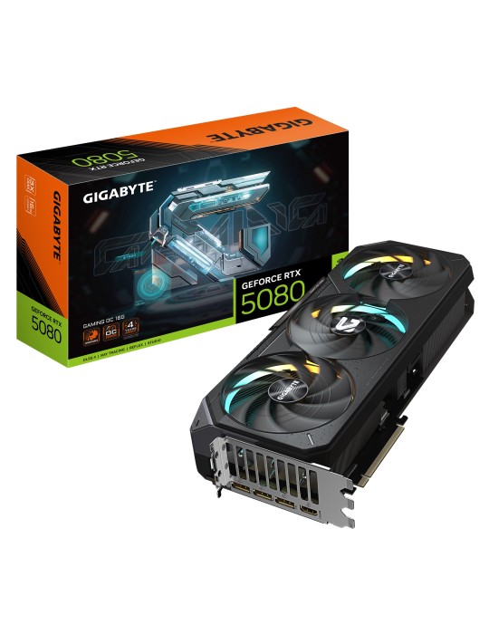 GIGABYTE GeForce RTX 5080 Gaming OC 16G - 16GB GDDR7, HDMI, 3x DP
