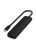 Satechi USB-C 7-in-1 Slim Multiport Adapter with Ethernet Black