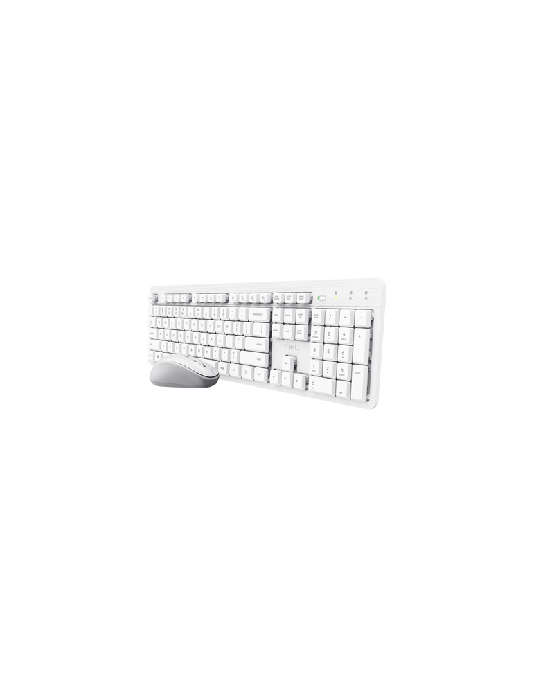 Trust Ody II Kabelloses und leises Tastatur-Maus-Set DE