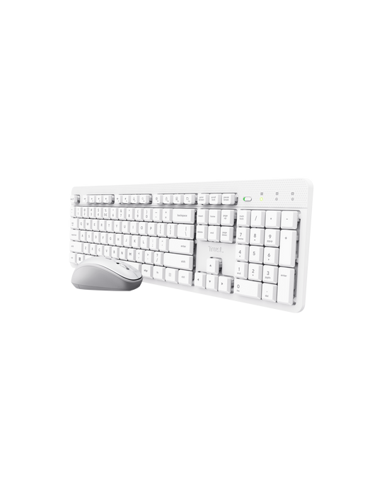 Trust Ody II Kabelloses und leises Tastatur-Maus-Set DE