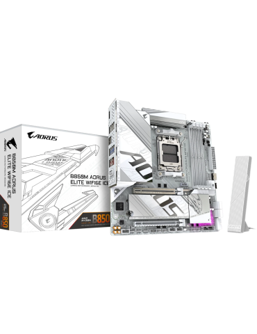GIGABYTE B850M A ELITE WF6E ICE Mainboard Sockel AM5