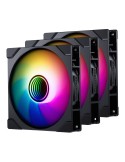 PHANTEKS M25-140 Gen2 PWM DRGB Reverse Blade 3er-Pack schwarz | Gehäuselüfter