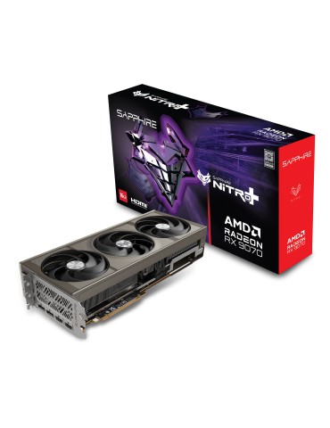 SAPPHIRE NITRO+ AMD RADEON RX 9070 GAMING OC Grafikkarte - 16GB GDDR6, 2x HDMI, 2x DP