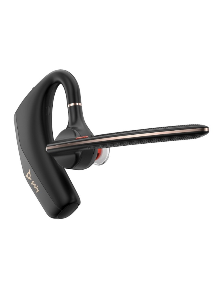 Poly Bluetooth Headset Voyager Legend 50-M UC Teams zertifiziert 4 Mikrofone mit Rauschunterdrückung, AI-unterstützte Geräuschun