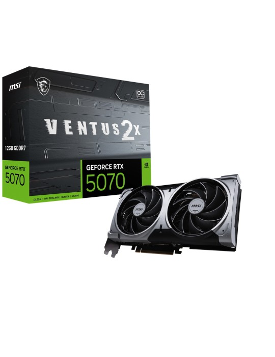MSI GeForce RTX 5070 12G VENTUS 2X OC - 12GB GDDR7, HDMI, 3x DP