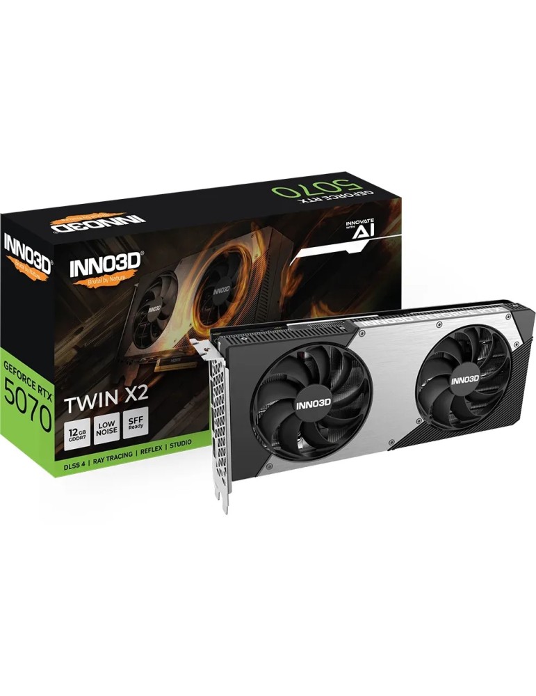 INNO3D GeForce RTX 5070 TWIN X2 - 12GB GDDR7, HDMI, 3x DP