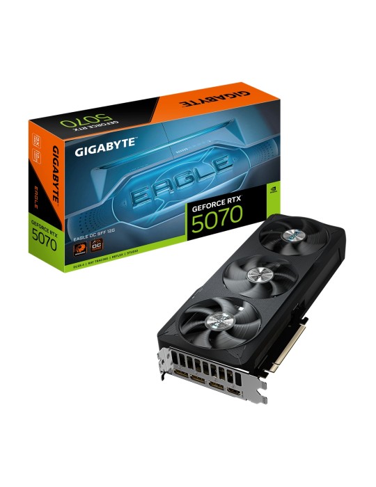 GIGABYTE GeForce RTX 5070 Eagle OC SFF 12G - 12GB GDDR7, HDMI, 3x DP