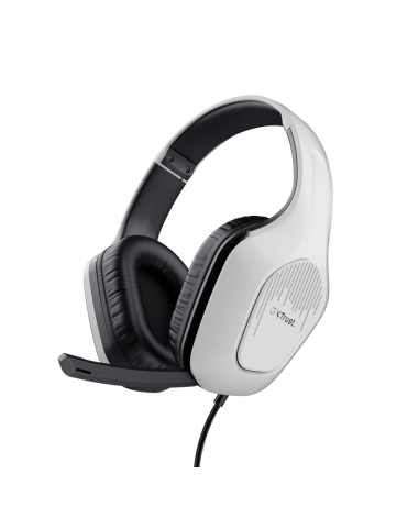 Trust Gaming GXT415W ZIROX Headset weiß federleichtes. ohrumschließendes Gaming-Headset für Konsolen, weiß
