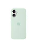 Apple Silikon Case iPhone 16 mit MagSafe aquamarin