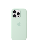 Apple Silikon Case iPhone 16 Pro mit MagSafe aquamarin