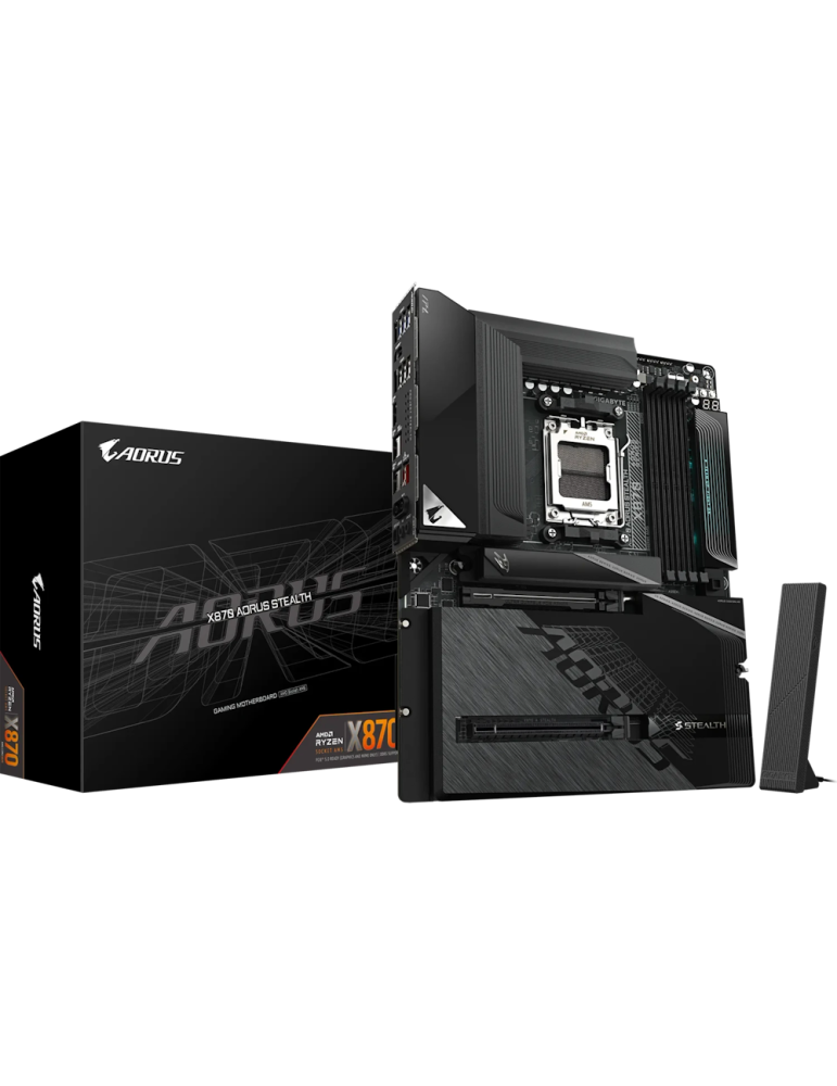GIGABYTE X870 AORUS Stealth Mainboard Sockel AM5