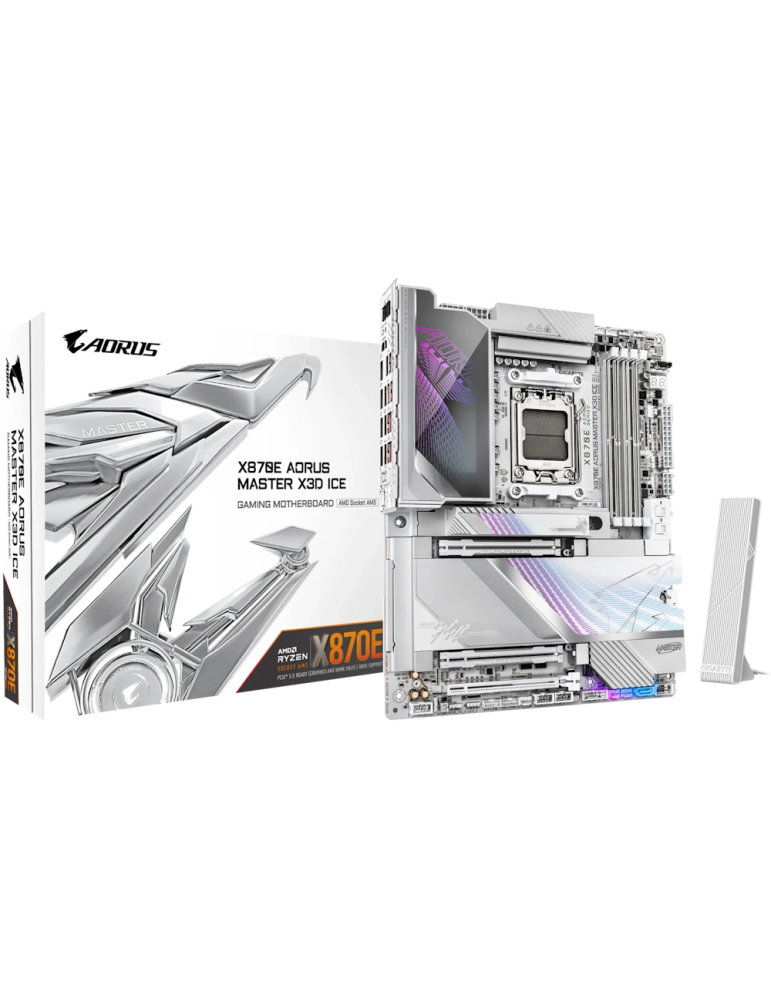 GIGABYTE X870E AORUS Master X3D ICE Mainboard Sockel AM5