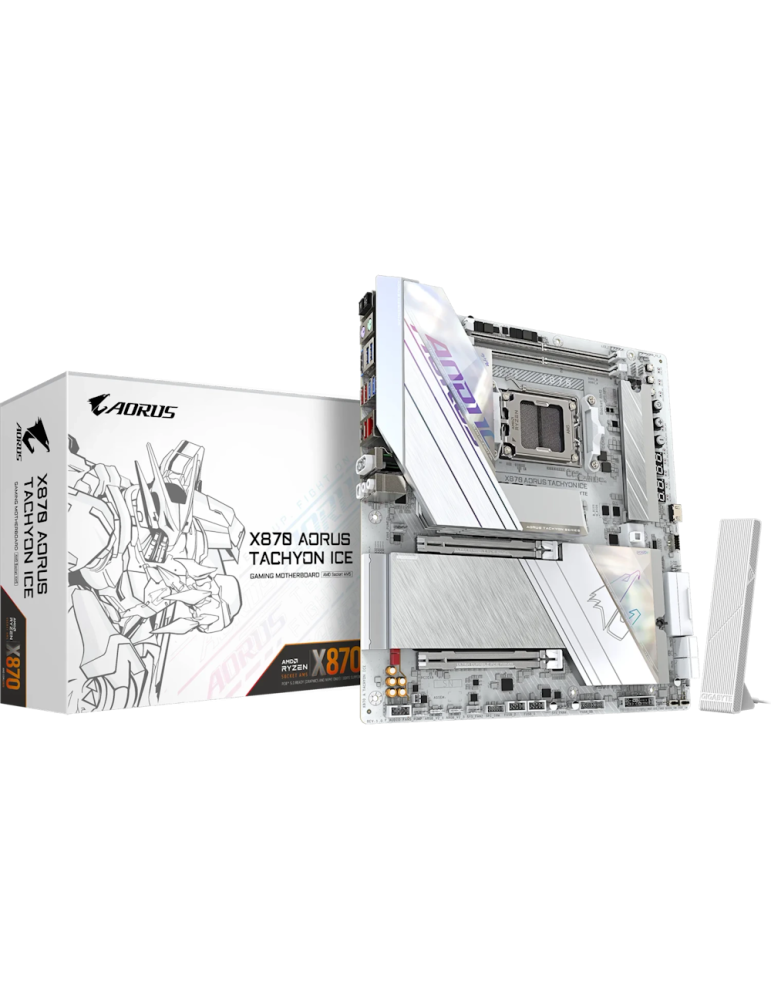 GIGABYTE X870 AORUS Tachyon ICE Mainboard Sockel AM5