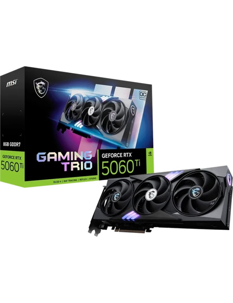 MSI GeForce RTX 5060 Ti 8G GAMING TRIO OC - 8GB GDDR7, HDMI, 3x DP