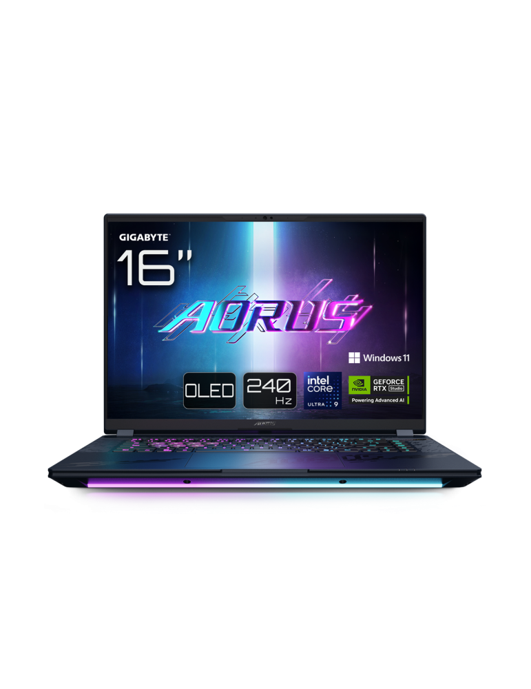 GIGABYTE AORUS MASTER 16 BZHC6DEE65SP - 16" QHD+ OLED 240 Hz Display, Intel Core Ultra 9 275HX, 32GB RAM, 2TB SSD, NVIDIA GeForc