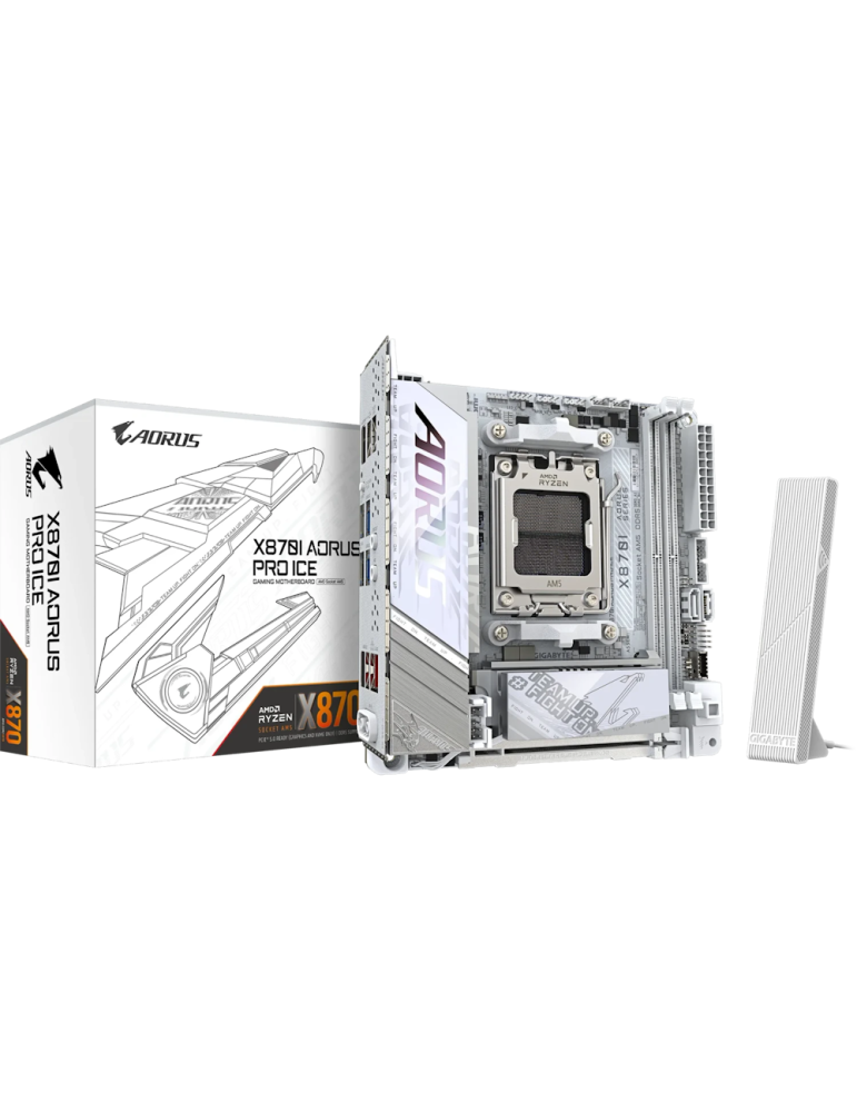 GIGABYTE X870I AORUS Pro ICE Mainboard Sockel AM5
