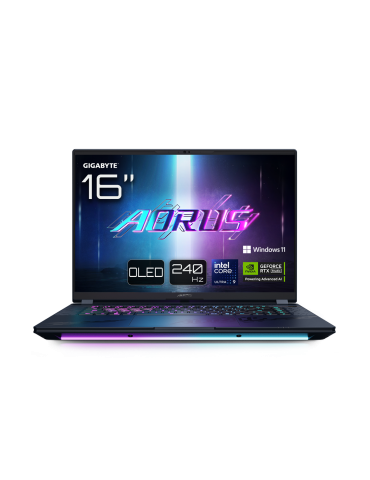 GIGABYTE AORUS MASTER 16 BYHC5DEE65SP - 16" QHD+ OLED 240 Hz Display, Intel Core Ultra 9 275HX, 32GB RAM, 2TB SSD, NVIDIA GeForc