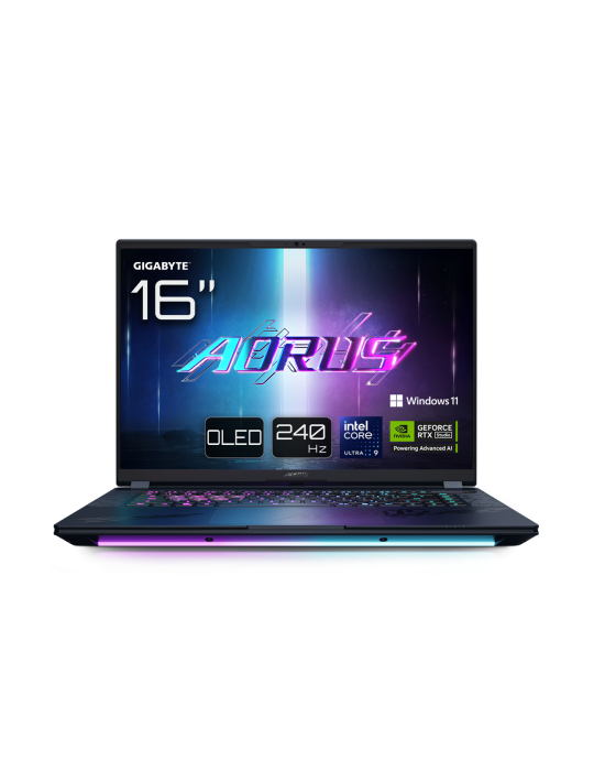 GIGABYTE AORUS MASTER 16 BYHC5DEE65SP - 16" QHD+ OLED 240 Hz Display, Intel Core Ultra 9 275HX, 32GB RAM, 2TB SSD, NVIDIA GeForc