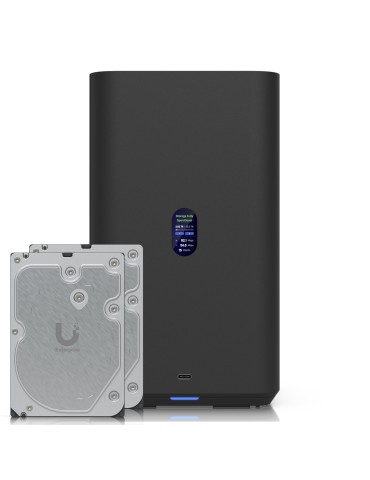 Ubiquiti UNAS 2 Schwarz 16TB Enterprise HDD NAS-Bundle NAS inkl. 2x 8TB Ubiquiti 3.5 Zoll Enterprise Festplatte