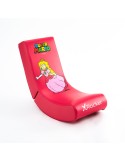X Rocker Nintendo Super Mario Video Rocker Peach lizensierter Gaming Bodensessel für Kinder & Jugendliche - Peach Design