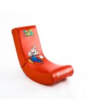 X Rocker Nintendo Super Mario Video Rocker Mario lizensierter Gaming Bodensessel für Kinder & Jugendliche - Mario Design