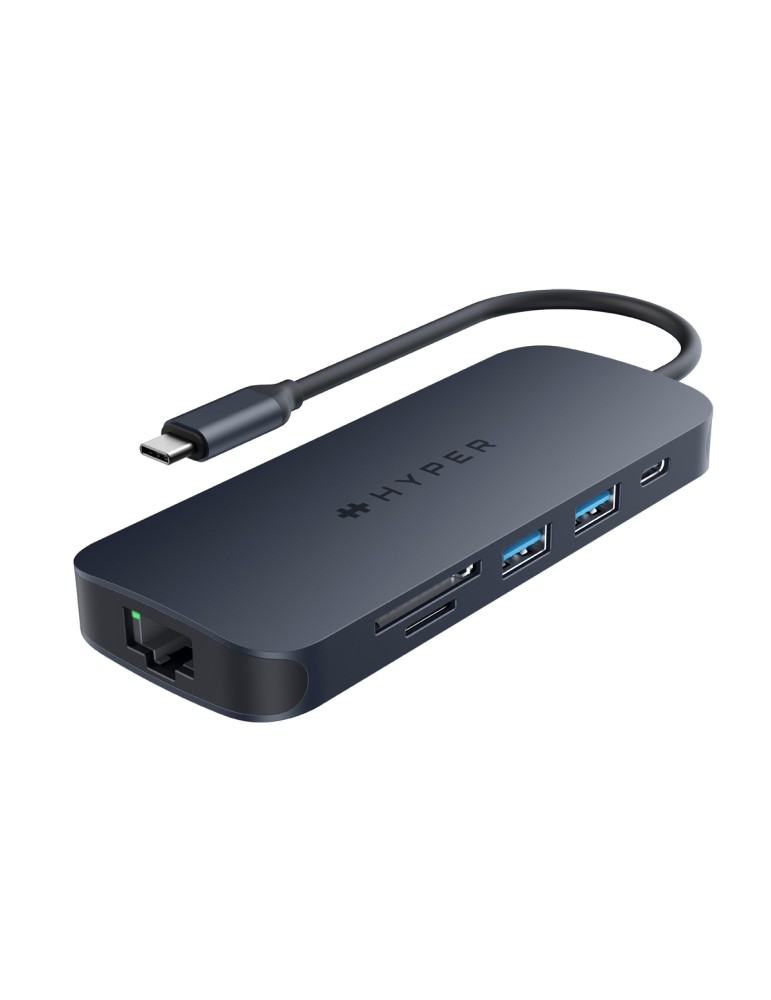Hyper HyperDrive EcoSmart Gen.2 Universal USB-C 8-in-1 Hub 100W HyperDrive EcoSmart Gen.2 Universal USB-C 8-in-1 Hub mit 100 W