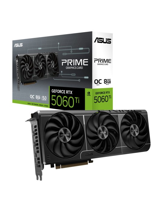 ASUS Prime GeForce RTX 5060 Ti 8G OC - 8GB GDDR7, HDMI, 3x DP