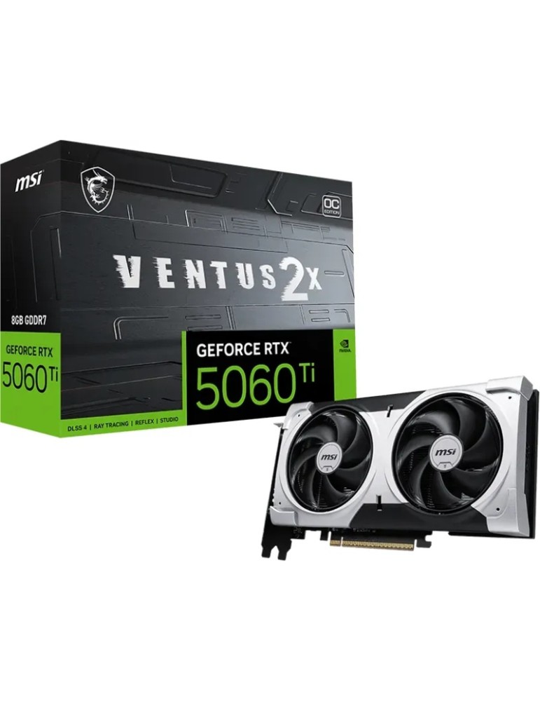 MSI GeForce RTX 5060 Ti 8G VENTUS 2X OC - 8GBGB GDDR7, HDMI, 3x DP