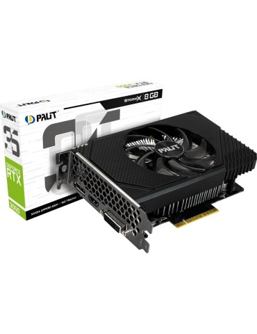 Palit GeForce RTX 3050 StormX Grafikkarte - 8GB DDR6, 3x DisplayPort/1x HDMI
