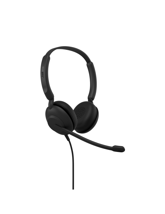 Jabra Evolve 10 Stereo-Headset, USB-A-Anschluss Mikrofon mit Geräuschunterdrückung. Anpassbarer Mikrofonarm