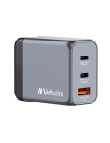 VERBATIM GNC-65 GaN Netzladegerät 3 Port 65W USB A/C
