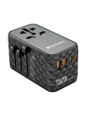 VERBATIM GAN III UNIVERSAL TRAVEL ADAPTER UTA-06 mit 2 X USB-C PD 100W & QC 4+ / 2 X USB-A QC 3.00