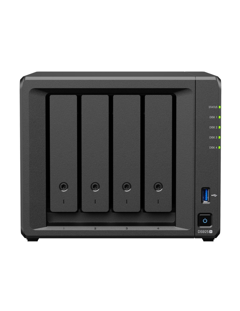 Synology DiskStation DS925+ NAS 4-Bay AMD Ryzen™ V1500B, 4GB DDR4 RAM, 0/4 HDD/SSD