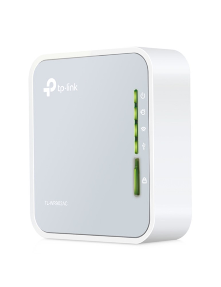 TP-Link TL-WR902AC Mobiler WLAN Router AC750 Dual-Band, 1x LAN