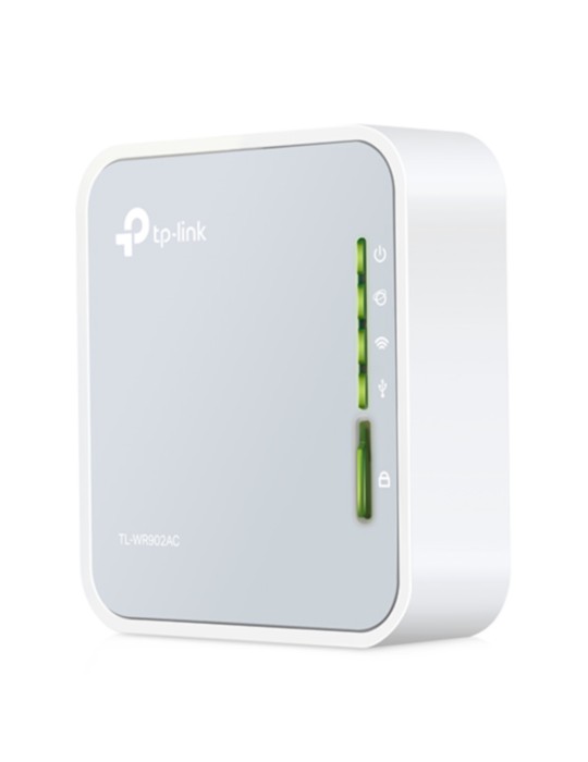 TP-Link TL-WR902AC Mobiler WLAN Router AC750 Dual-Band, 1x LAN