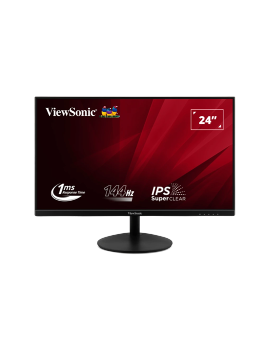 ViewSonic VA24E2-H 24" Full HD Office Monitor - IPS-Panel, 144Hz, HDMI, VGA-Eingänge
