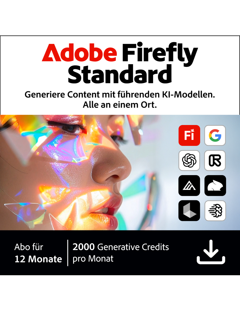 Adobe Firefly Standard | 12 Monate