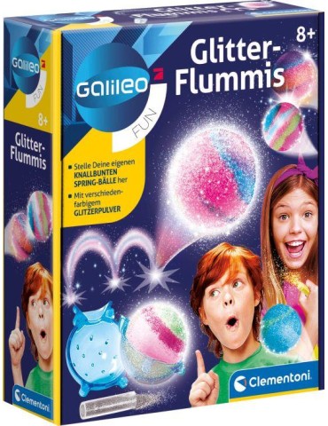 Galileo Glitter-Flummis
