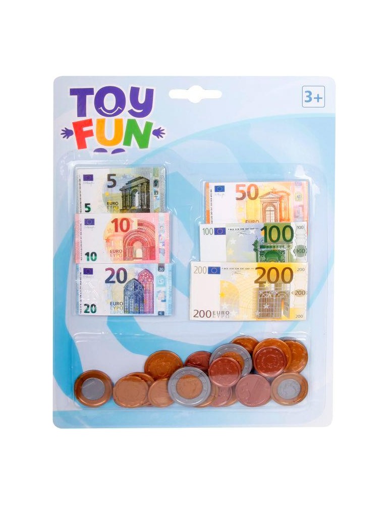 TOF Spielgeld Scheine u.Münzen,W190xH250