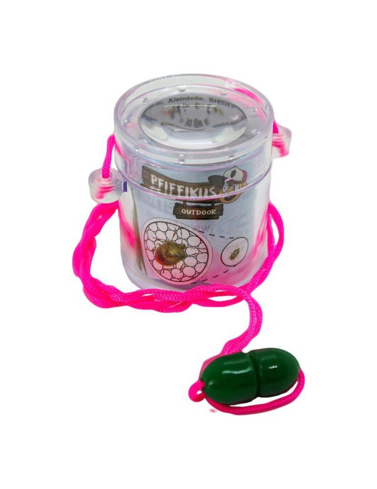 Pfiffikus-Mini Lupenbecher 4cm & Schnur