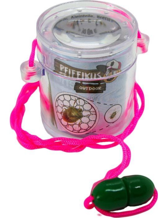 Pfiffikus-Mini Lupenbecher 4cm & Schnur