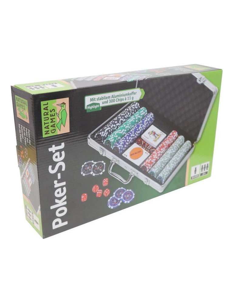 NG Poker-Set im Aluminiumkoffer, 300 Chi