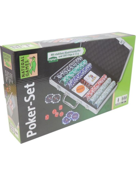 NG Poker-Set im Aluminiumkoffer, 300 Chi