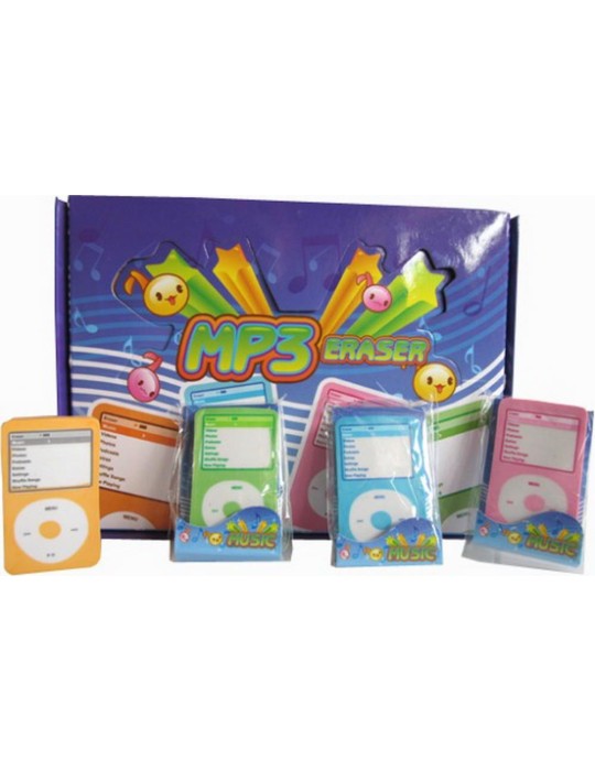 Radiergummi Mp3, 6Stück