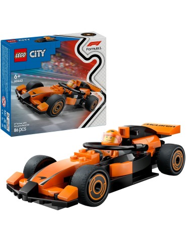 City F1® Rennfahrer mit McLaren Rennauto