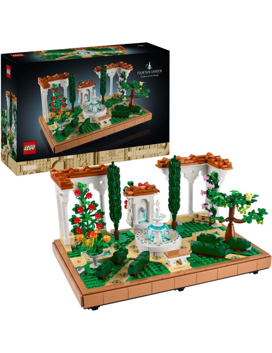LEGO® Icons Springbrunnengarten