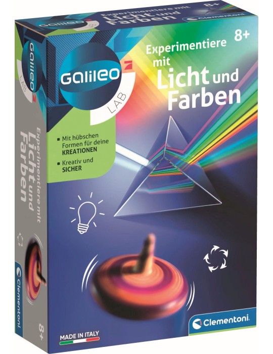 Experimentiere mit Licht und Farben