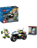 City Verfolgungsjagd mit dem Polizeimoto
