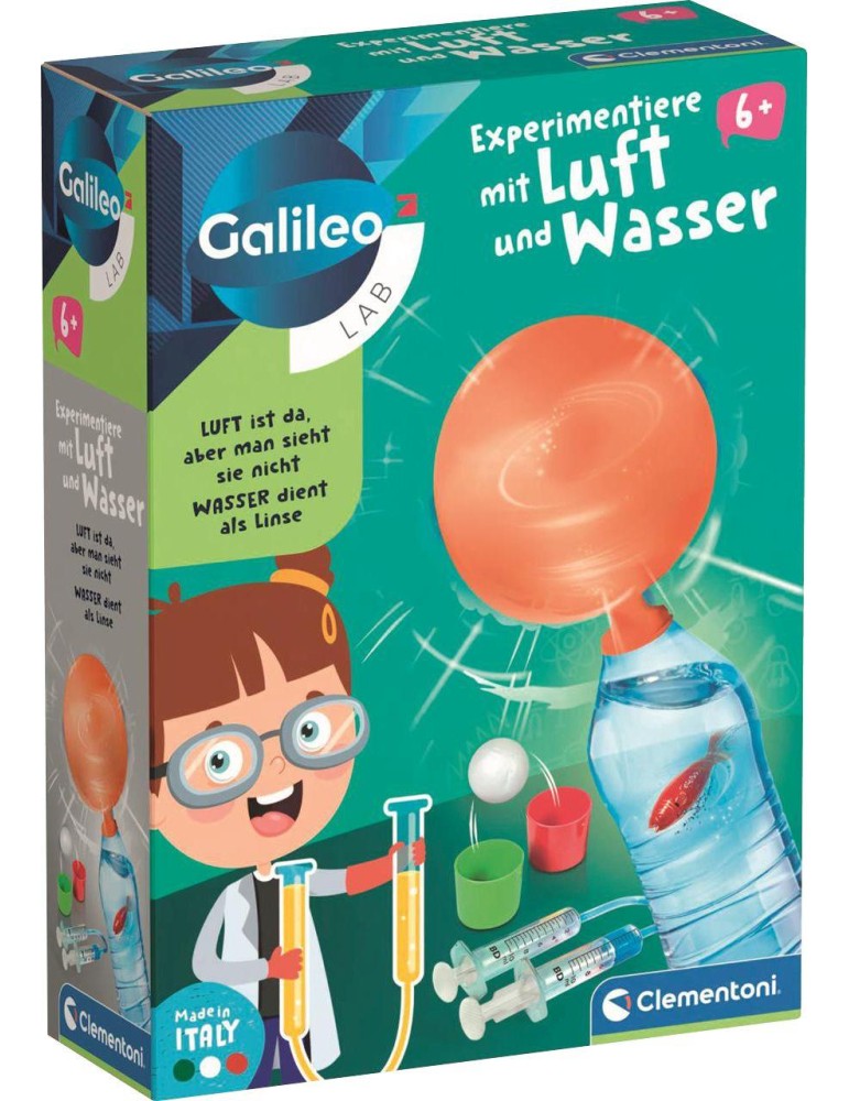 Experimentiere mit Luft und Wasser